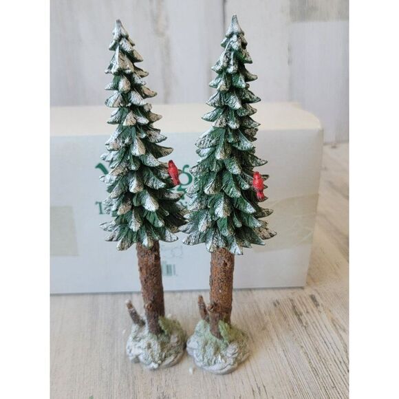 Dept 56 52632 Towering Pines snow village accessory Xmas set - Picture 4 of 7